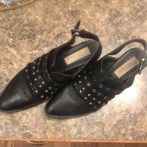 Studded Short Cropped Shoes